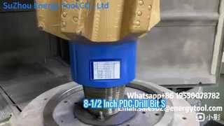 8-1/2 بوصة PDC مثقاب الجسم الصلب IADC S323